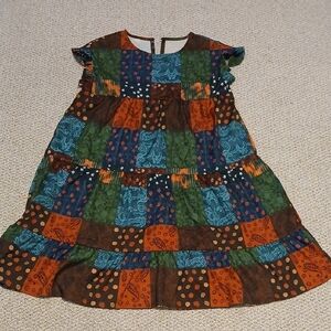 Colorful Patchwork M Dress